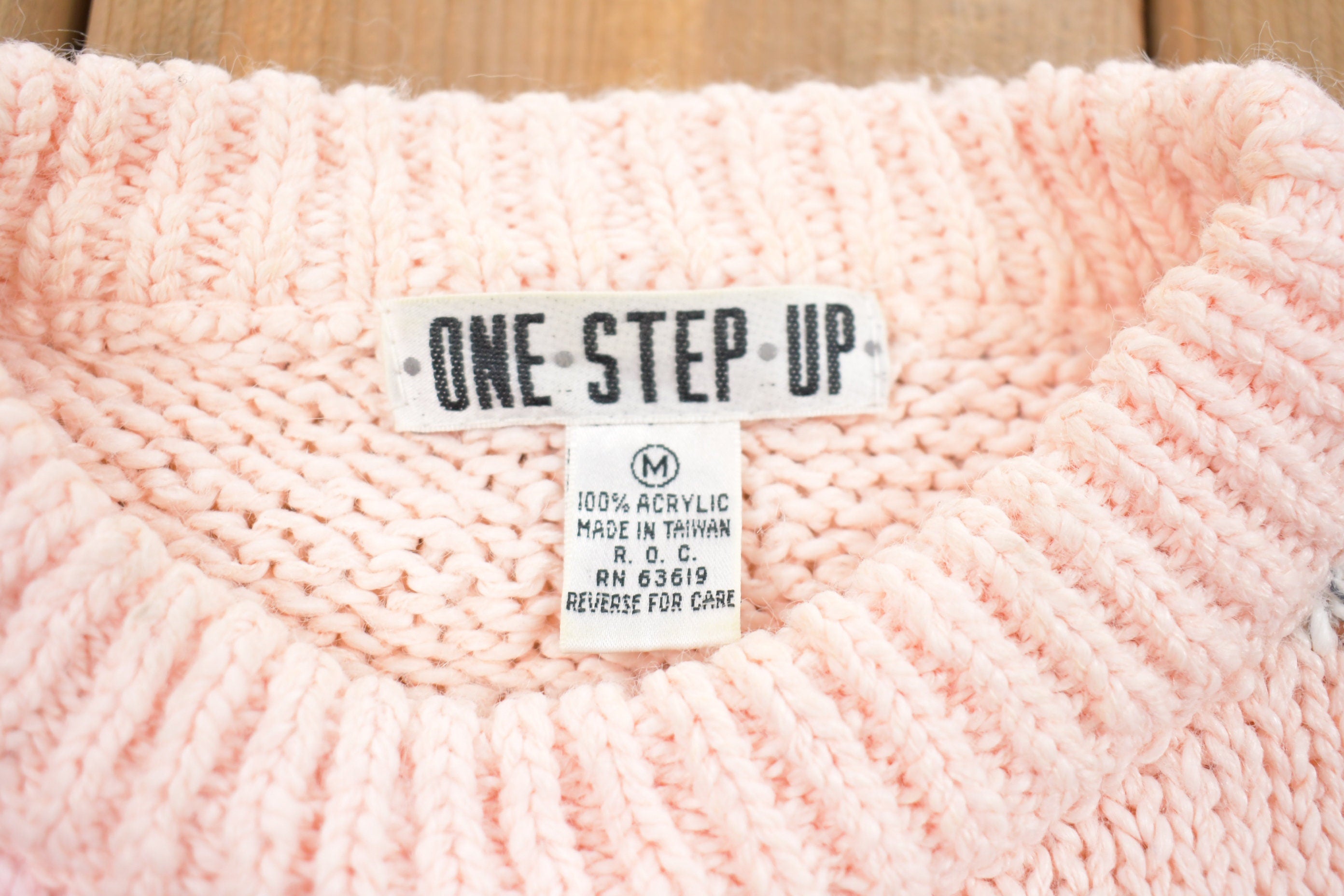 Vintage 1990s Pastel Knitted Crewneck Sweater