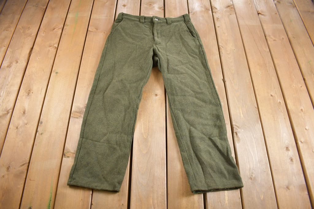 Vintage 1990s Codet Wool Trousers Size 32 x 24