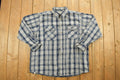 Vintage 1990s Field Master Plaid Flannel Button Up Shirt