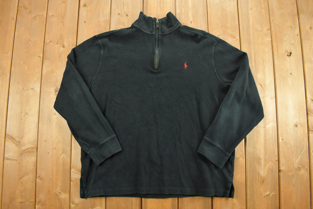 Vintage 1990s Polo Ralph Lauren Quarter Zip Sweatshirt