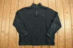 Vintage 1990s Polo Ralph Lauren Quarter Zip Sweatshirt