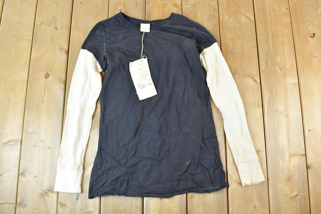 Deadstock Women Vintage Vigoss Y2K Thermal Sleeve T-Shirt