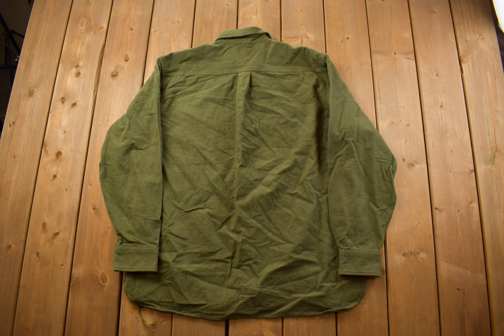 Vintage 1990s L.L. Bean Blank Button Up Shirt