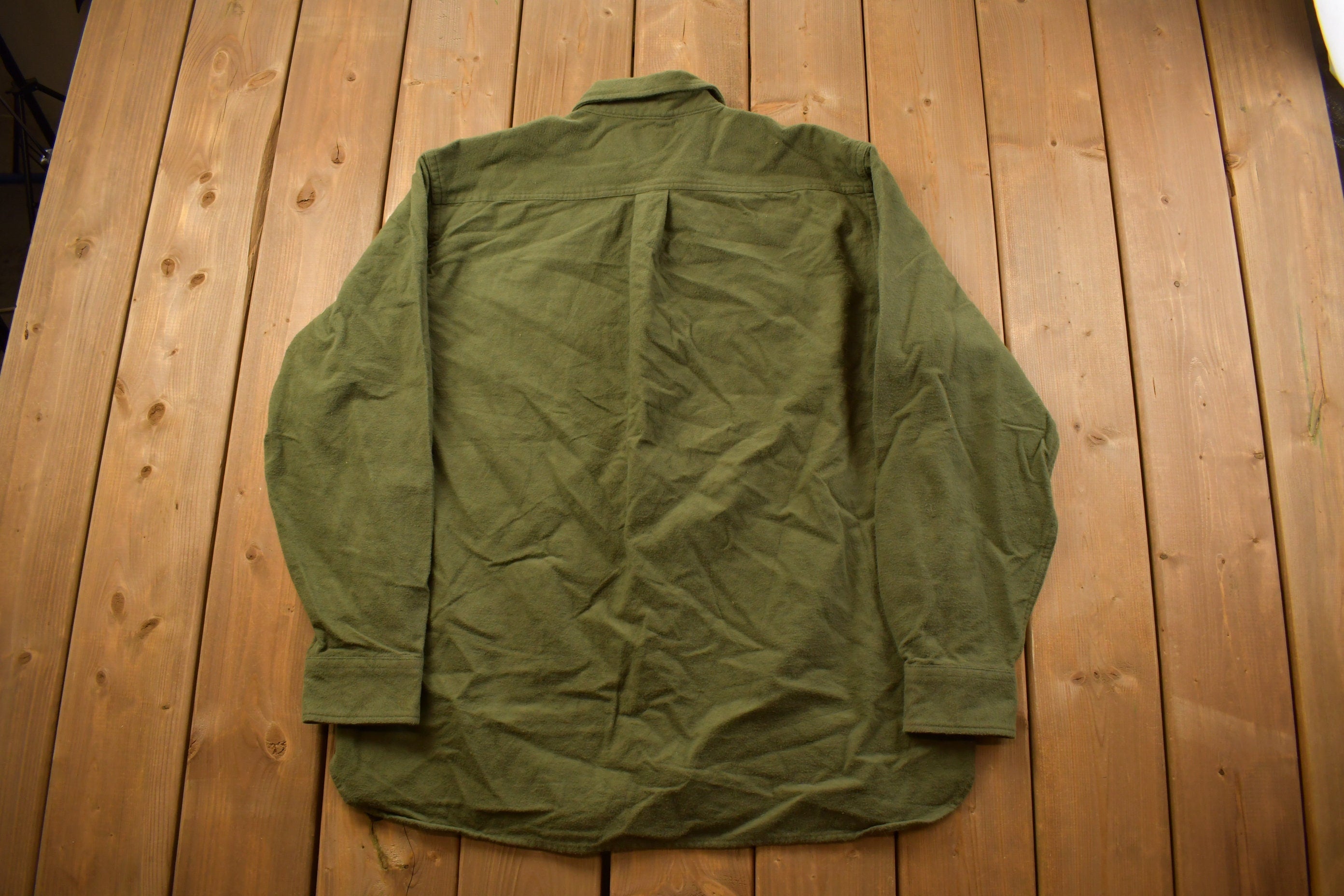 Vintage 1990s L.L. Bean Blank Button Up Shirt