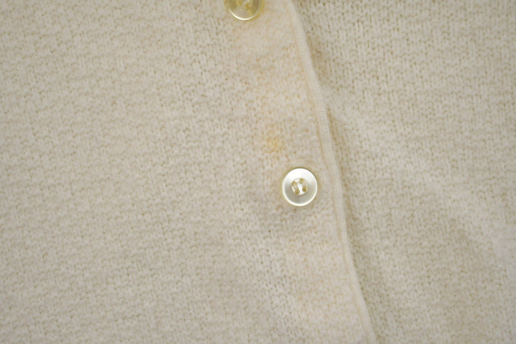 Vintage 1980s Carol Brent Knitted Cardigan Sweater