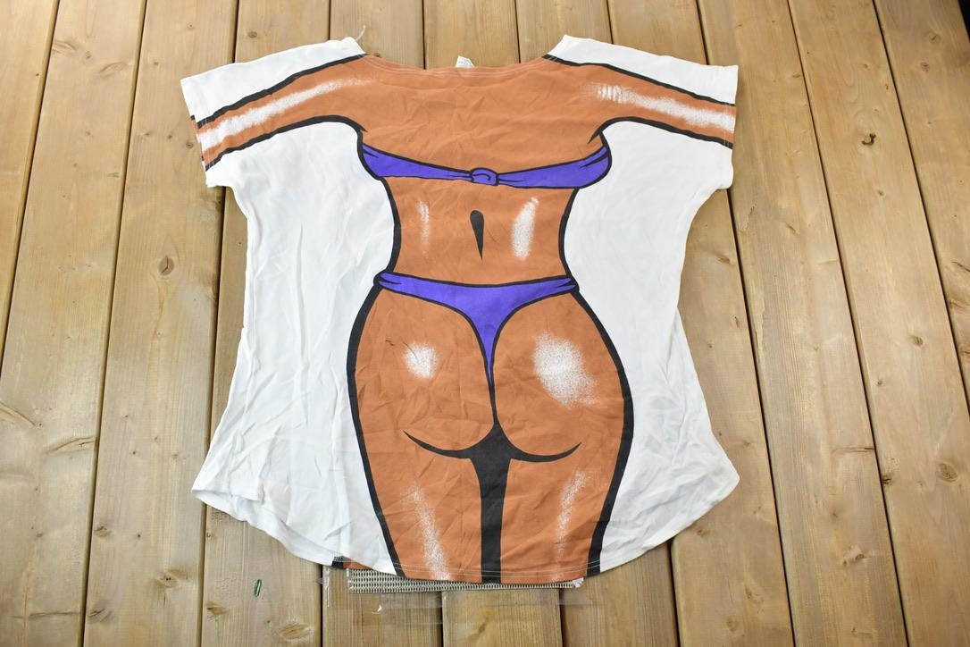 Vintage 1990s Beach Bum Graphic T-Shirt