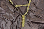 Vintage Y2K Vigos Yellow Gold Studded Mini Dress