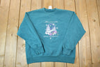 Vintage 1990s Minnesota Winter Wonderland Crewneck Sweatshirt / 90s Crewneck / Souvenir Sweater / Streetwear / Travel And Vacation