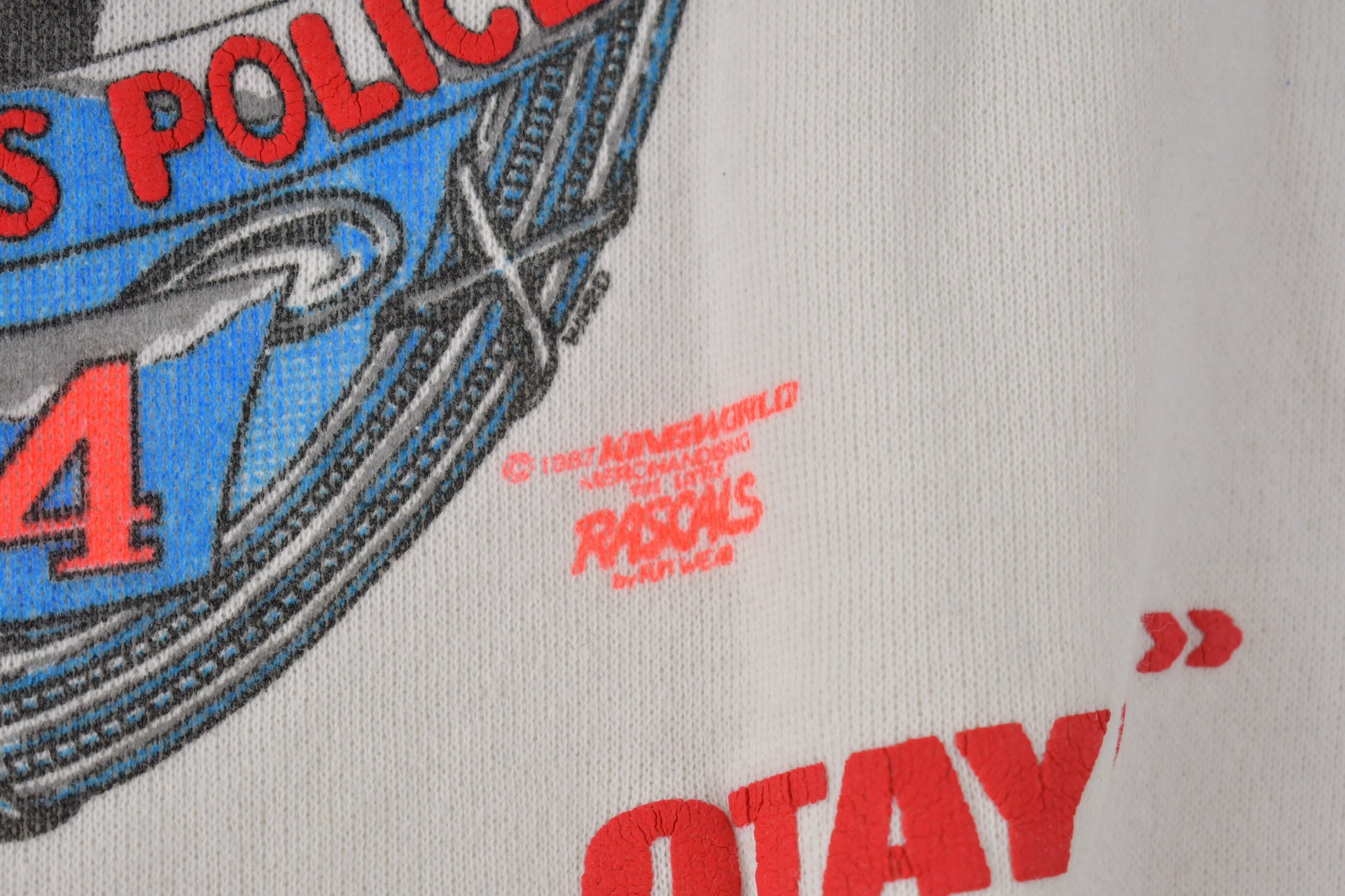 Vintage 1987 Little Rascals Graphic Crewneck Sweatshirt Made In USA