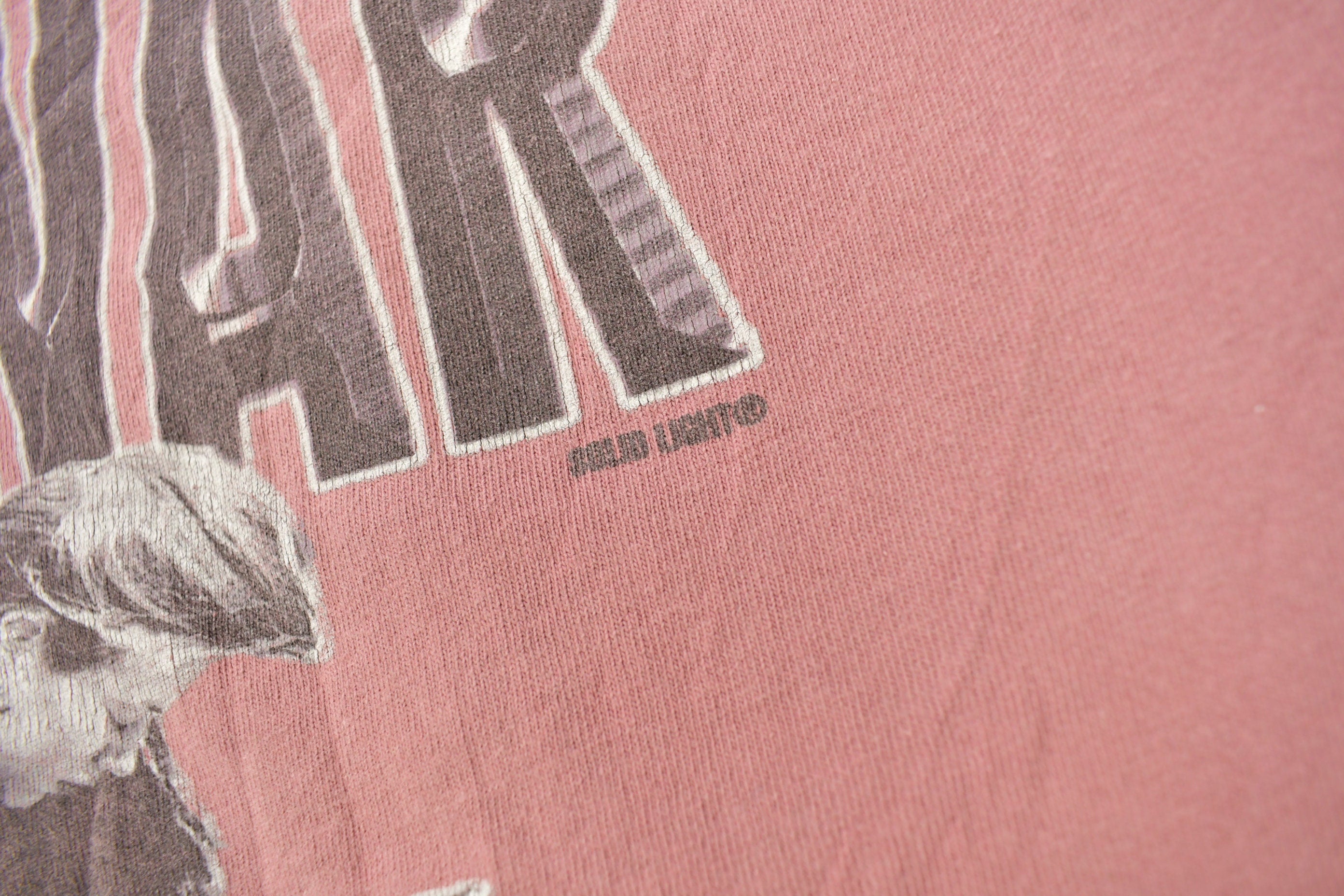 Vintage 1990s Make War On The Floor Religious Graphic T Shirt