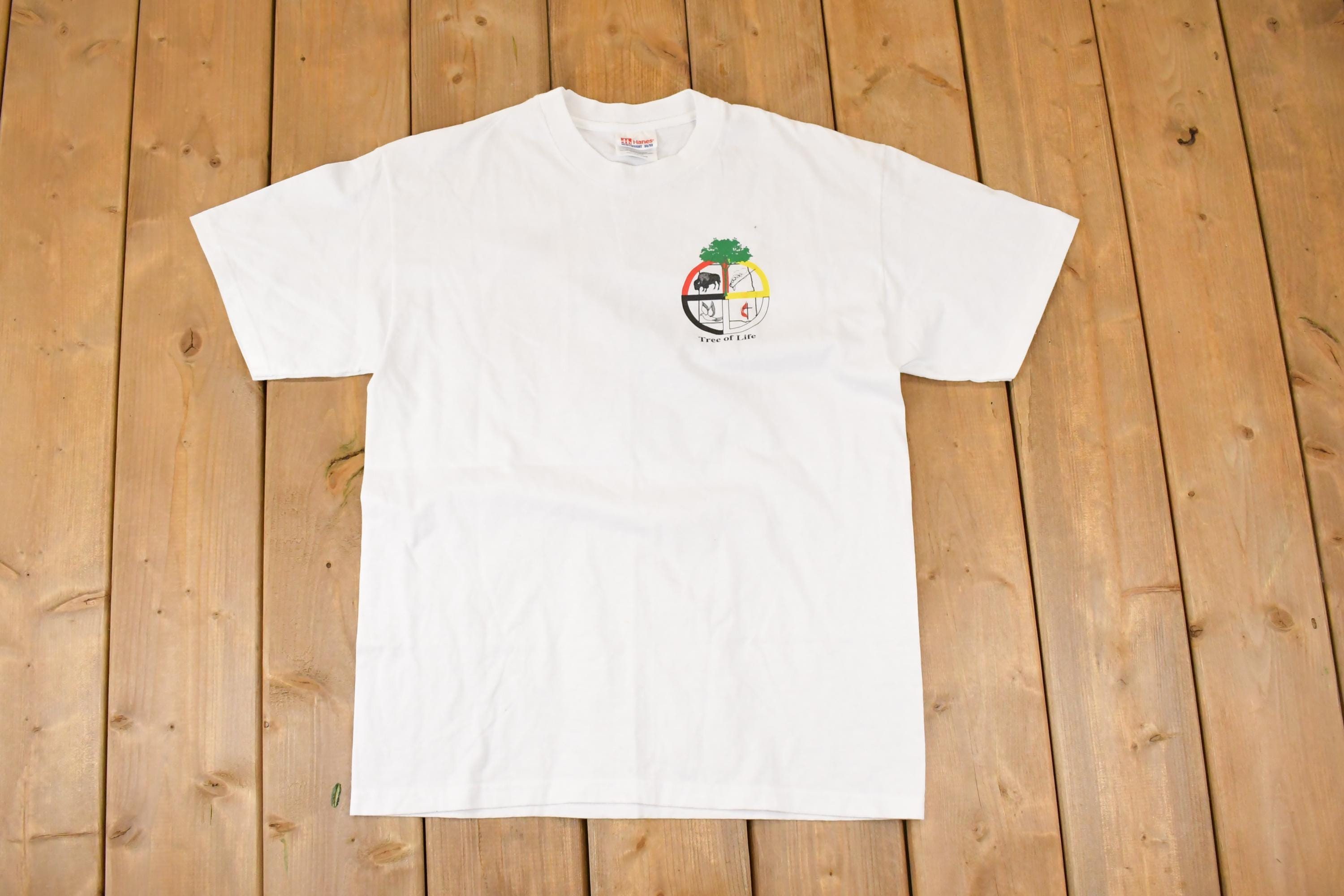 Vintage 1990s Tree Of Life Souvenir Aztec T-Shirt Men's M