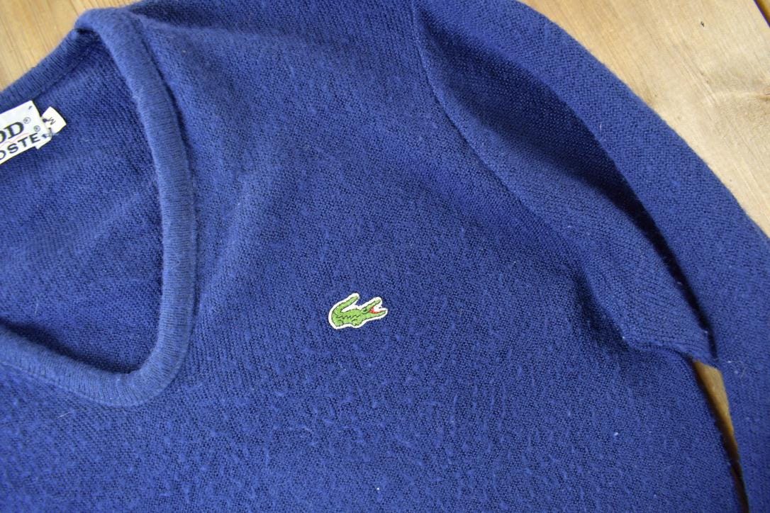 Vintage 1990s Izod Lacoste Knit V-Neck Sweater  Vintage 90s V-Neck  Outdoorsman  Vintage Knit  Winter Sweatshirt  90s Lacoste