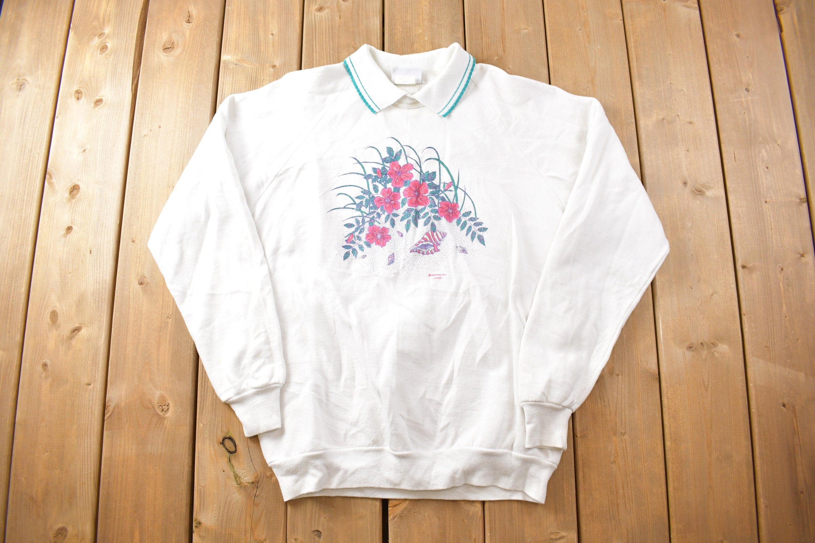 Vintage 1990s Cute Flower Crewneck Sweater