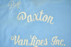 Vintage 1960s 1970s Poly Knit Chain Stitched Polo Button Up Bowler Shirt Men's XL