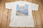 Vintage 1990s Goat Bike Find Your Wild Side in Nature Graphic T-Shirt