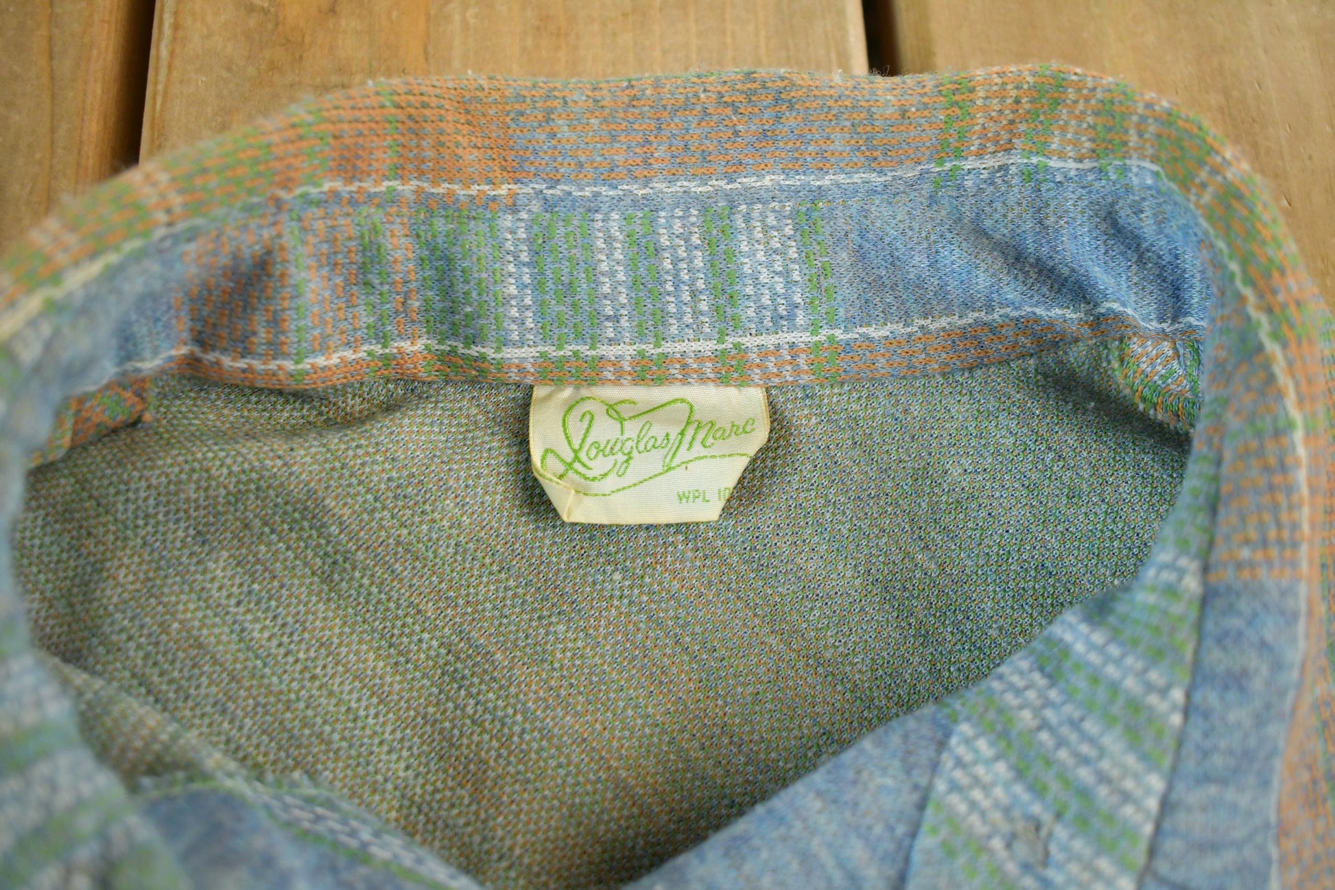 Vintage 1970s Douglas Mare Plaid Flannel Button Up Shirt Men's Large  70s True Vintage Button Up  Vintage Flannel  Outdoorsman