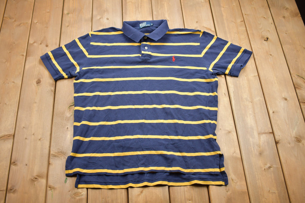 Vintage 1990s Polo Ralph Lauren Striped Short Sleeve Shirt