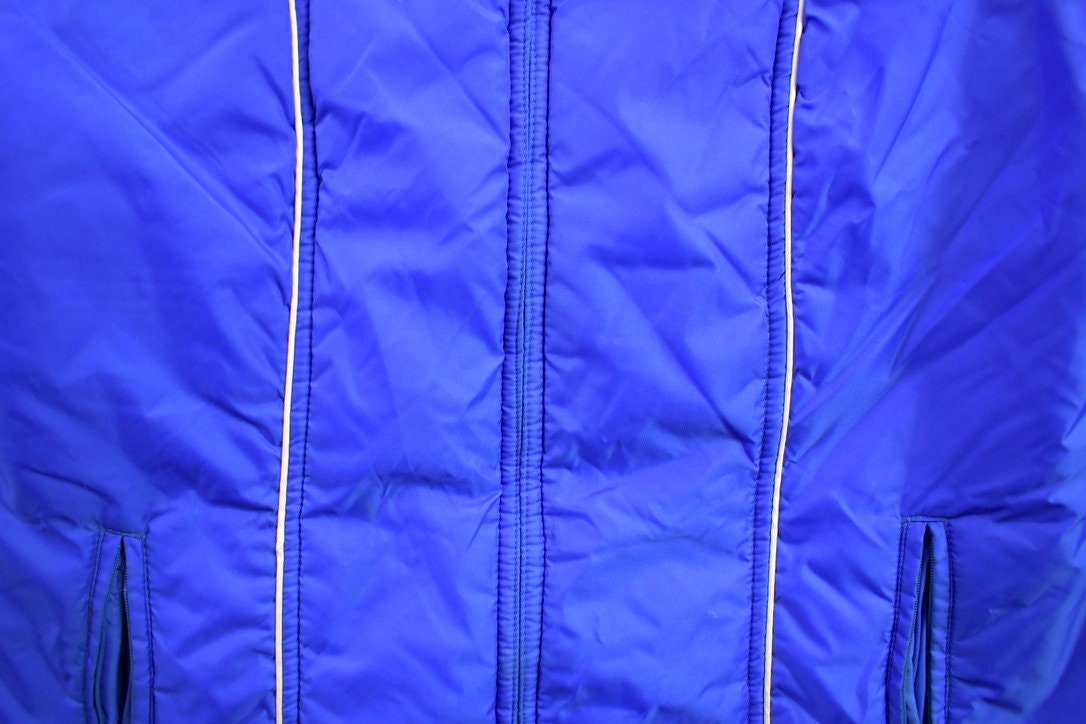 Vintage 1980s Calliano Puffer Jacket / Blue Winter Coat / 80s Puffer Jacket / Winter / Streetwear / Ski Jacket