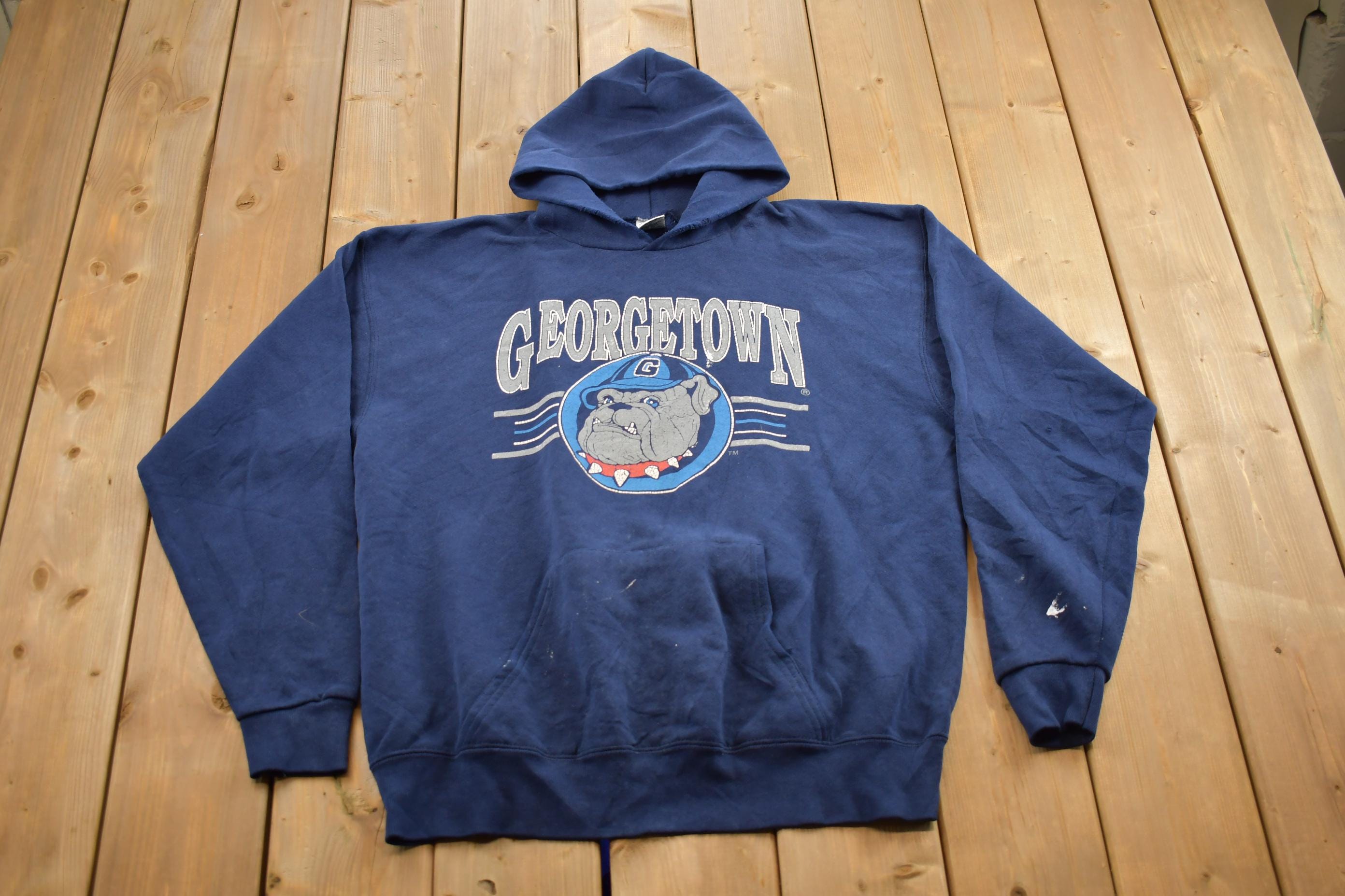 Vintage 1990s Georgetown University Hoyas Collegiate Hoodie