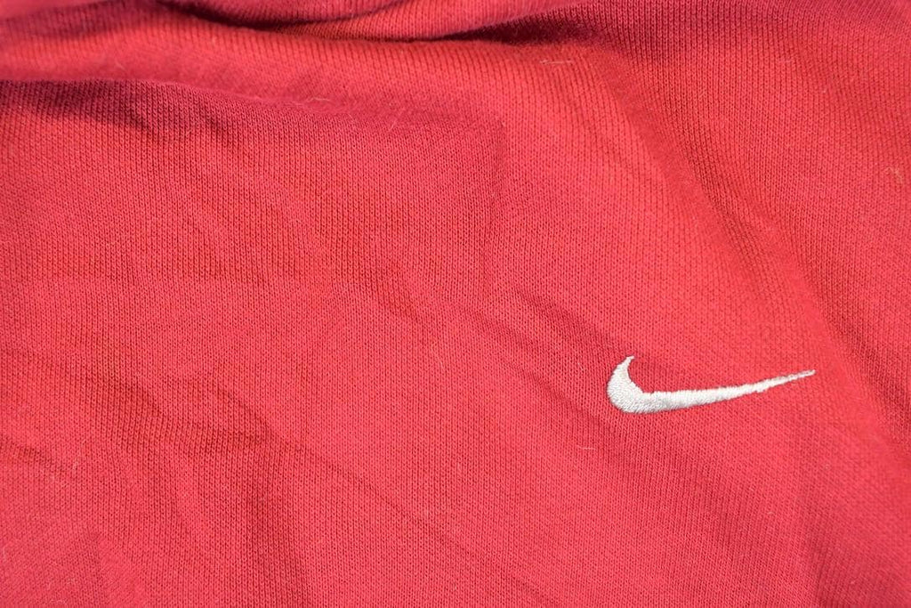 Vintage Y2K Nike Embroidered Mini Swoosh Hoodie Sweatshirt Men's L
