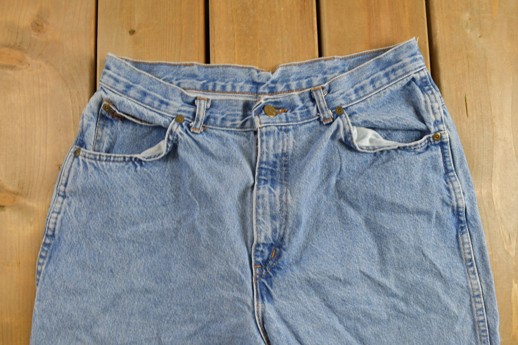 Vintage 1980s Chic Blue Wash Relaxed Fit Tapered Leg Jeans