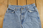 Vintage 1980s Chic Blue Wash Relaxed Fit Tapered Leg Jeans