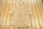 Vintage 1950s De Havilland Aircraft Aviation Shop Coat Light Jacket Men's Small