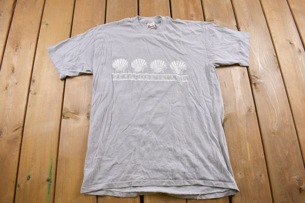 Vintage 1990s Ocracoke Graphic T Shirt