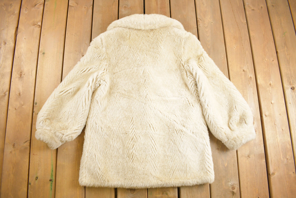 Vintage 1980s Sears Faux Fur Coat