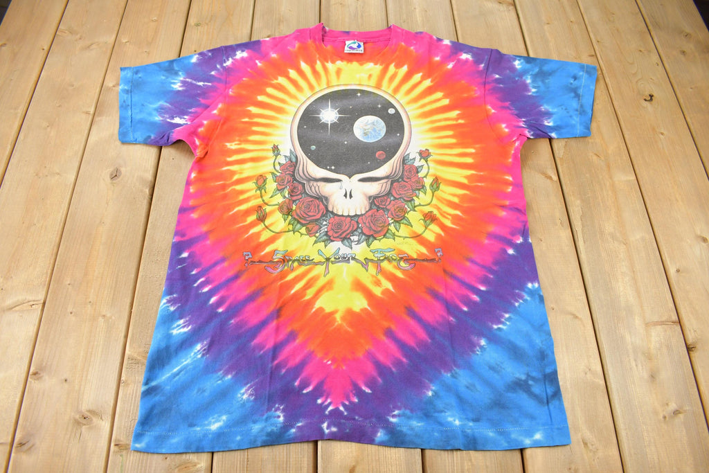 Vintage 1992 Grateful Dead Space Your Face All Over Print Band T-shirt