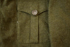 Vintage 1955 Military Battle Dress Button Up Jacket