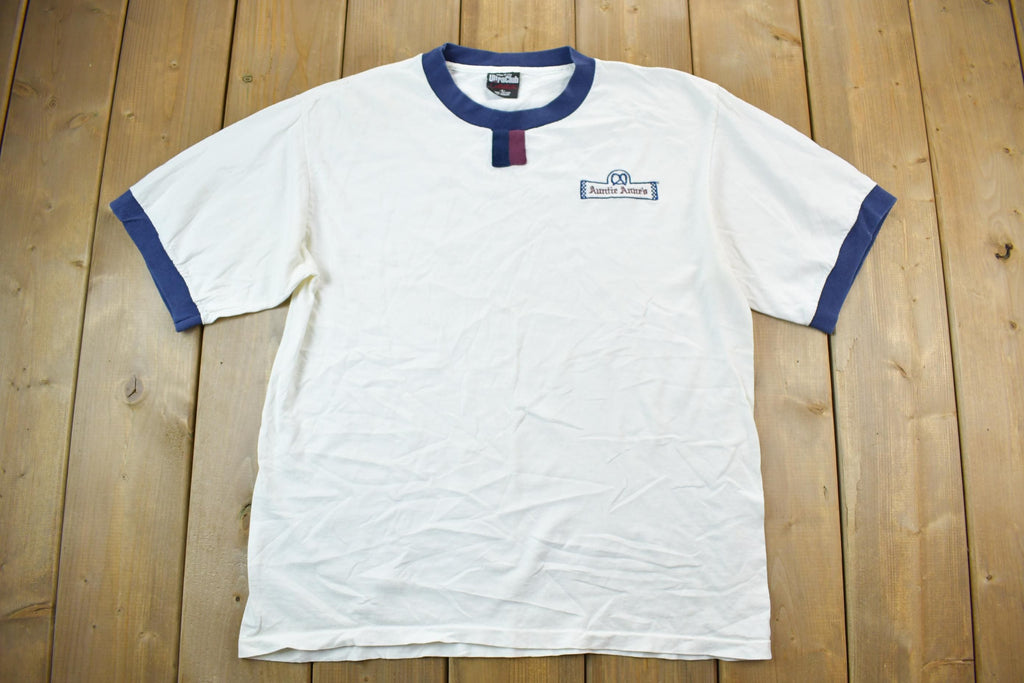 Vintage 1990s Auntie Annes Embroidered T-Shirt