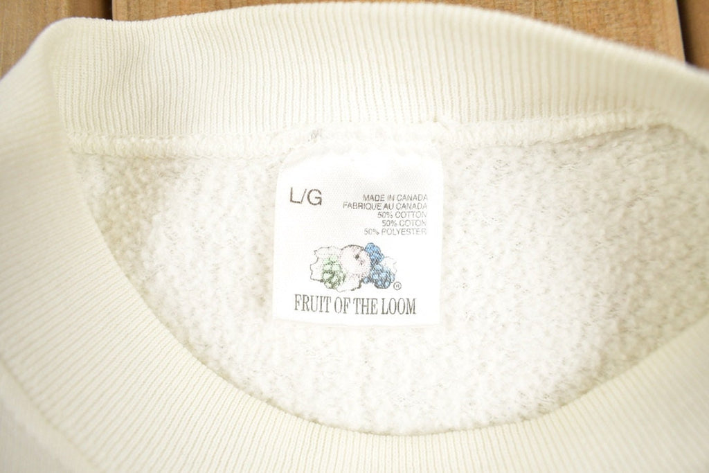 Vintage 1990s The United Way Of Stratford-Perth Fruit Of The Loom Graphic Crewneck Sweatshirt