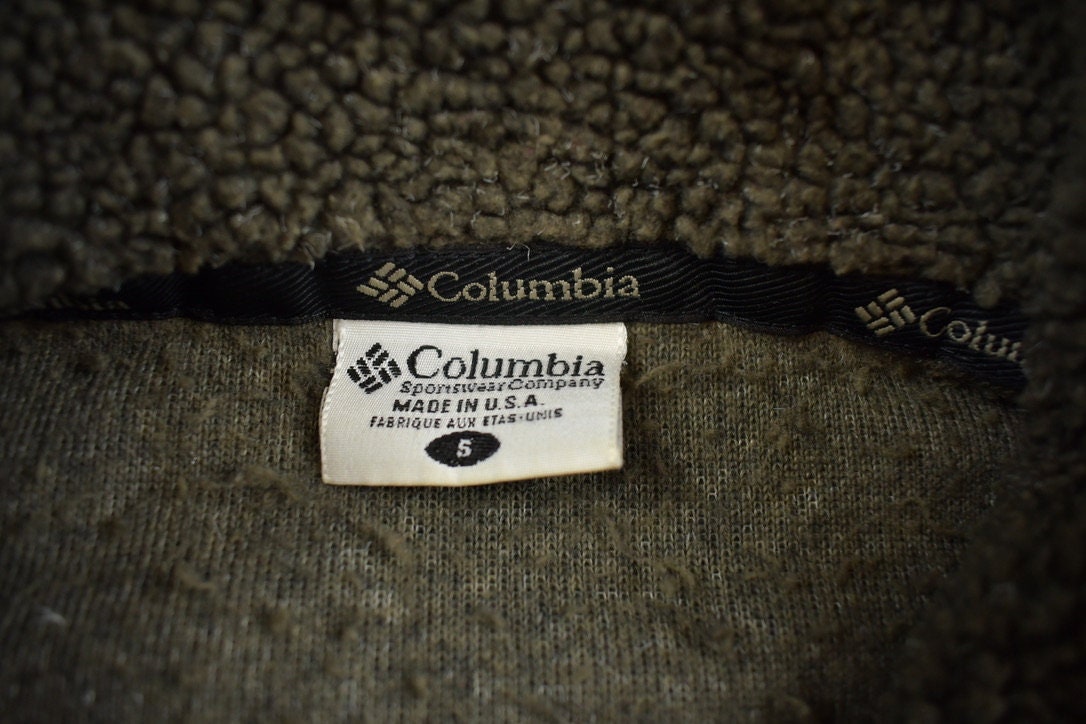 Vintage 2000s Columbia Fleece Sweater Made In USA