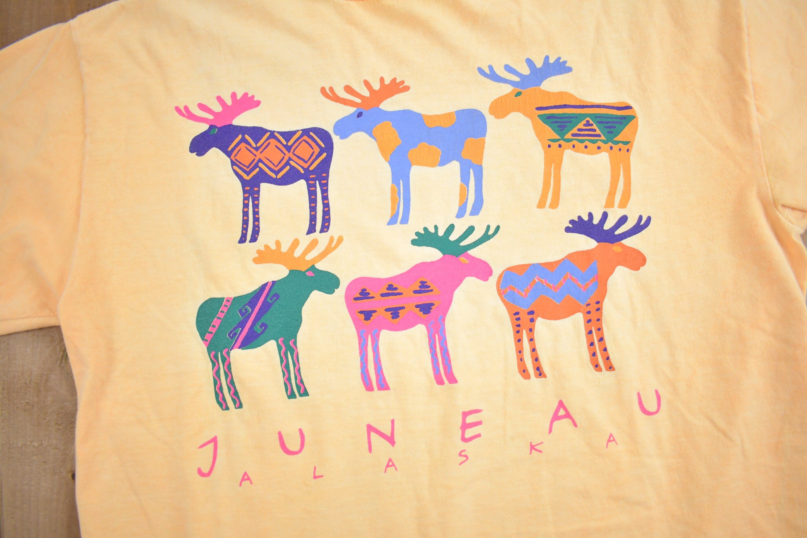 Vintage 1990s Juneau Alaska Souvenir T Shirt