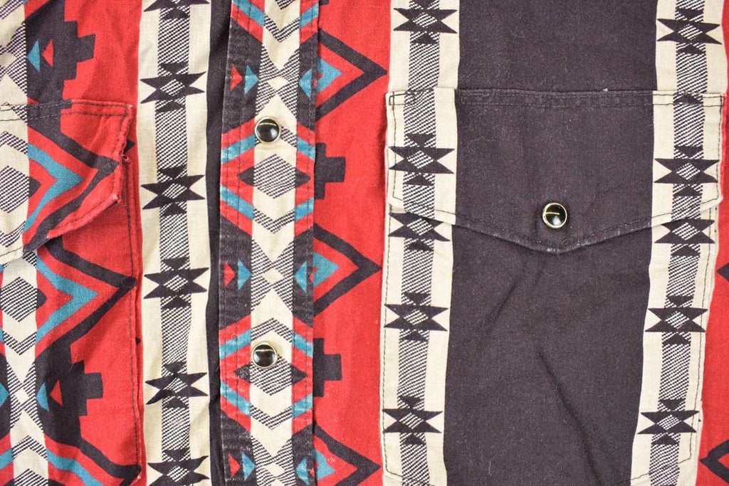 Vintage 1990s Wrangler Western Button Up Shirt Men's XL
