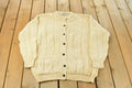 Vintage 1980s Kerry Traditions Cable Knit Wool Knit Cardigan Sweater Women's XL
