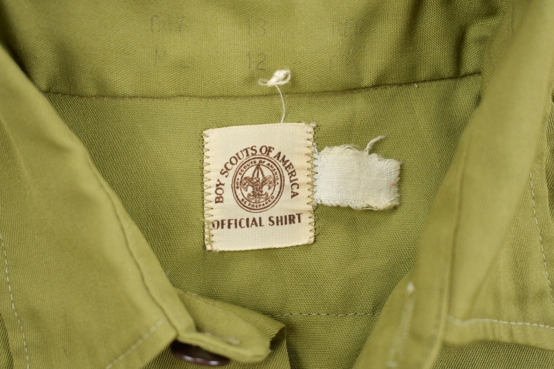 Vintage 1990's Boy Scouts Of America Short Sleeve Button Up Shirt