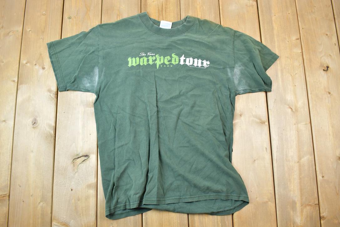 Vintage 2002 Vans Warped Tour Souvenir T-Shirt