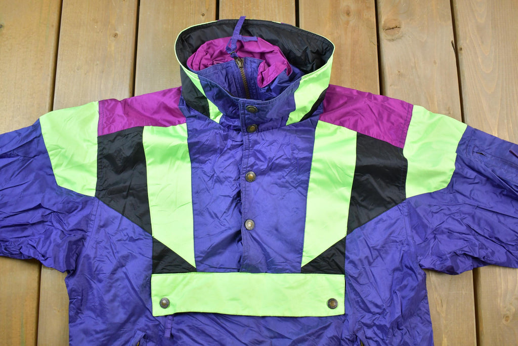 Vintage 1990s Sun Ice Discipline Neon Puffer Ski Snowboard Jacket