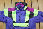 Vintage 1990s Sun Ice Discipline Neon Puffer Ski Snowboard Jacket