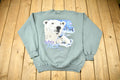 Vintage 1990s Wild Artic At Sea World Polar Bear Crewneck Sweatshirt
