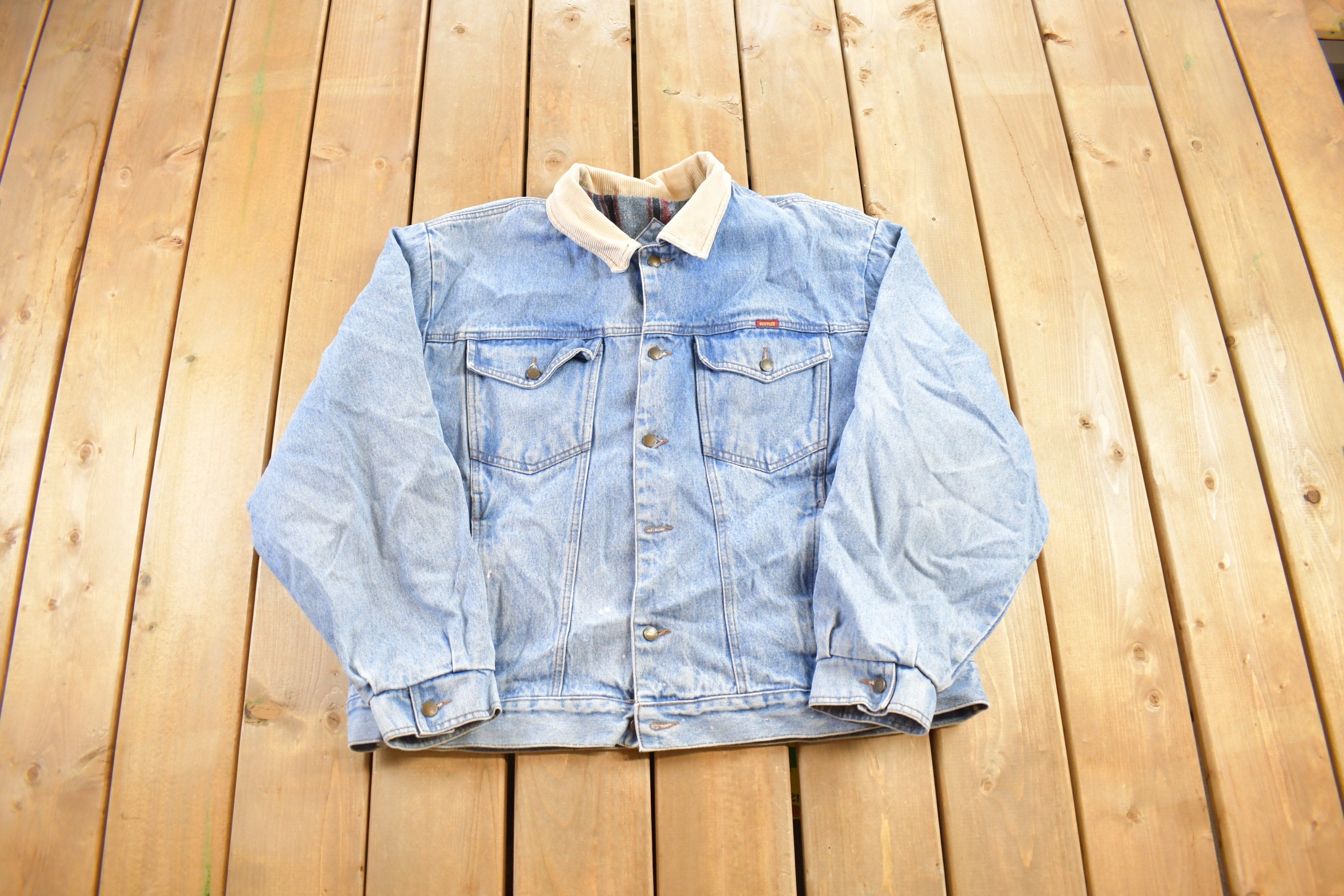 Vintage 1980s Rustler Denim Jean Jacket