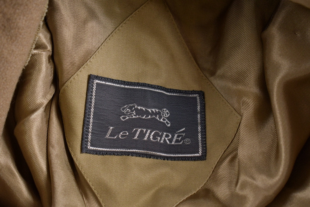 Vintage 1990s Le Tigre All Weather Full Length Trench Coat/ 90s trench coat / 90s Rain Coat / Streetwear / Athleisure / Rain Jacket