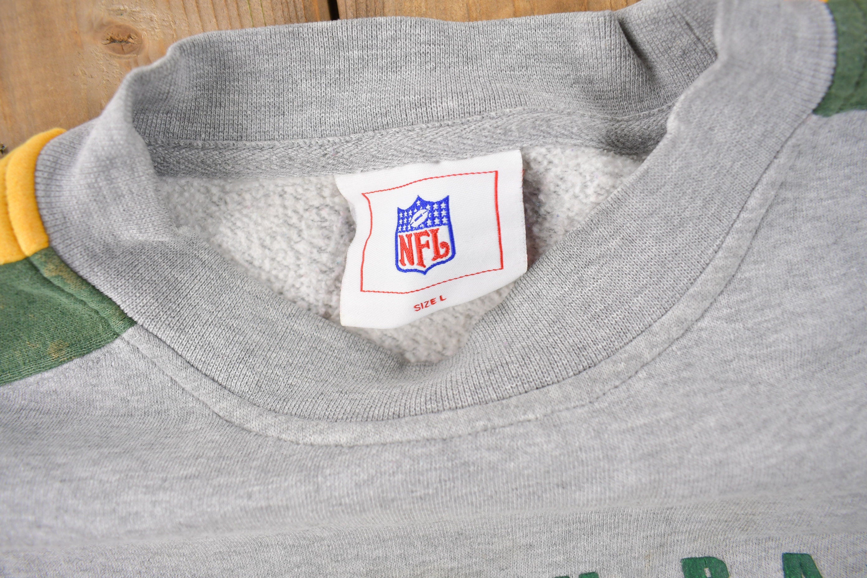 Vintage Y2K Green Bay Packers NFL Football Crewneck Sweatshirt Size M