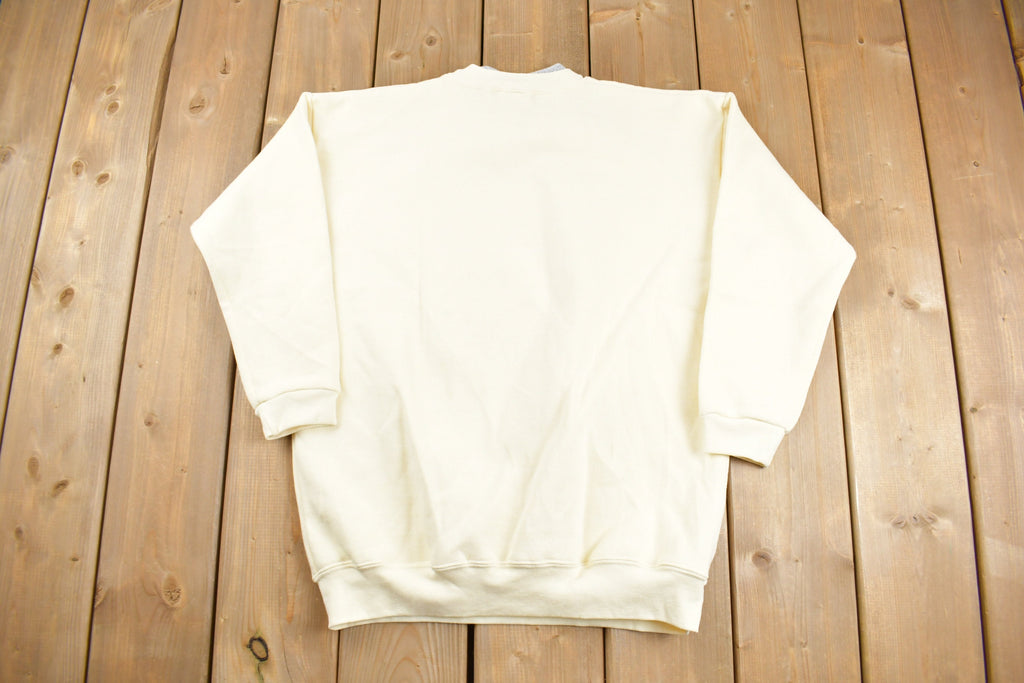 Vintage 1990s Baby Angel Cute Religious Graphic Crewneck Sweatshirt