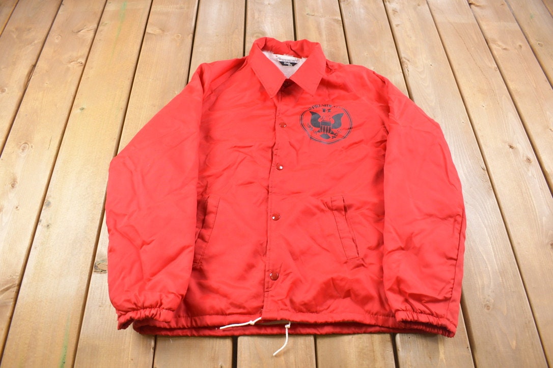 Vintage 1970s Chalk Line Presidents Snap Button Windbreaker Jacket  True Vintage  Vintage Workwear  Streetwear  Athleisure