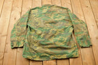 Vintage Military Button Up Shirt