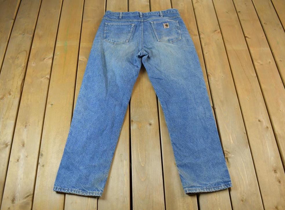 Vintage 2000s Relaxed Fit Blanket-Lined Carhartt Jeans Size 36 x 32