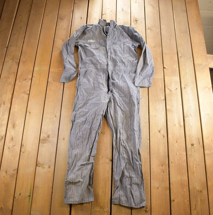 Vintage 1980s Big Ben Wrangler Jumpsuit Size 44 Reg